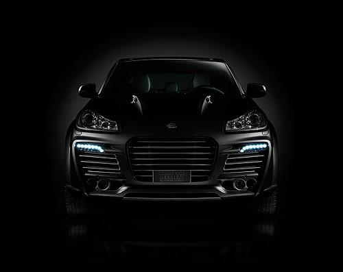 Porsche Cayenne改裝LED前氣壩方向燈