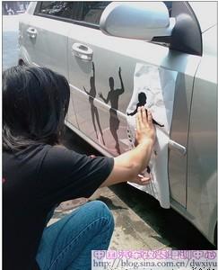 汽車貼紙的選擇和制作
