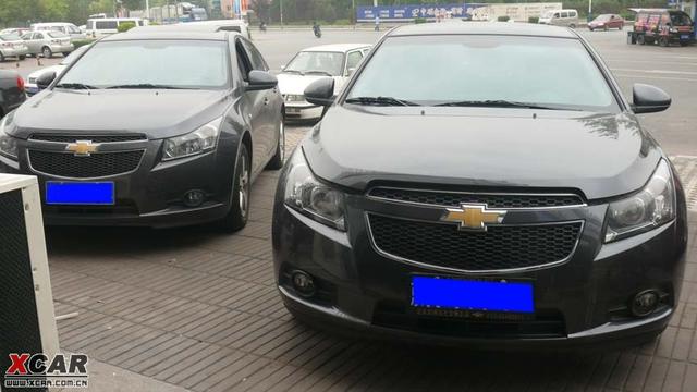 科魯茲二灰一紅改裝雙氙氣天使眼大燈總成