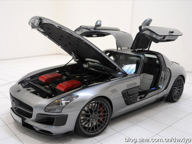 超酷奔馳SLS：Brabus 700 Biturbo