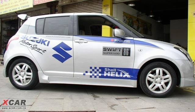 很漂亮的雨燕外觀改裝-拉力賽車版本