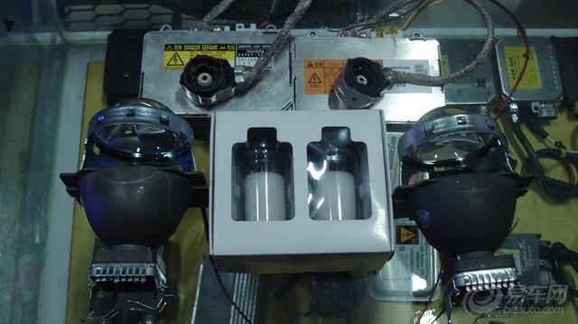 老馬自達(dá)氙燈改裝 Q5透鏡+白電裝安定器+雪萊特6000K
