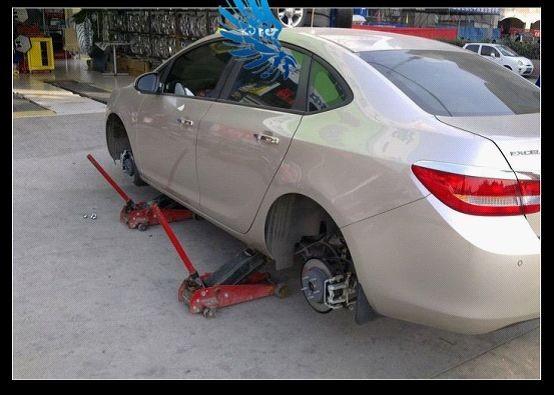 別克英朗做了一次小白鼠..改18輪轂，加裝導(dǎo)航..