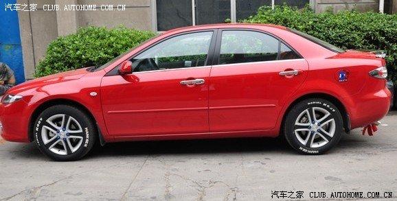 馬自達(dá)六LED霧燈，碳纖維尾翼可視倒車?yán)走_(dá)D1螺絲輪轂貼紙