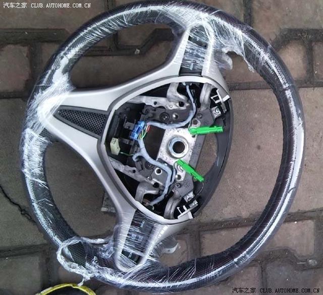 思域改裝之更換VTI三幅帶撥片方向盤+VTI套裝+在線匹配