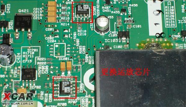 RAV4原廠音響機頭改造AUX輸入及換運放功放！