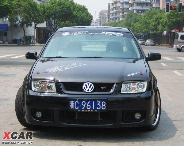 寶來(lái)新改裝的18寸圈+半熱熔胎+前擋貼作業(yè)帖