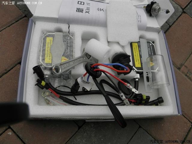 2010款V3菱悅改裝氙氣燈H7近光作業(yè)