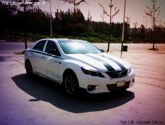 黑色銳志蛻變亞光白作業(yè)+老婆當車模