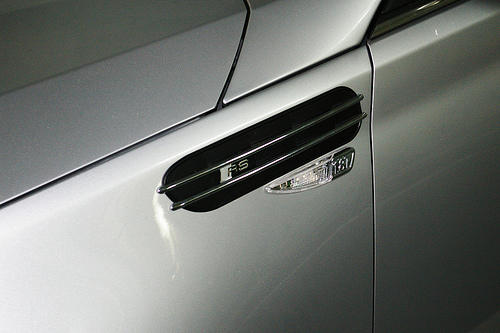 銀色榮威550改裝側(cè)出風(fēng)口+AUTOart排擋頭
