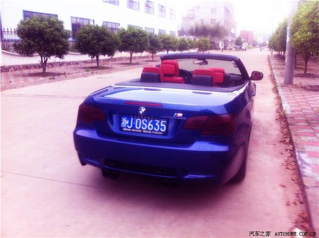 宝马敞篷330i (e93)全车哑光橙 m3碳纤版拉花 - 外观改装作业 - 玩改