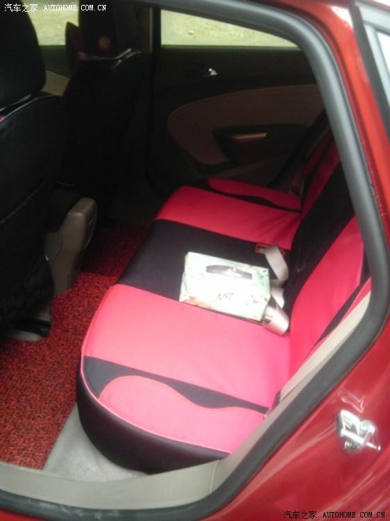 英朗装饰红色方向盘套+座椅套+脚垫