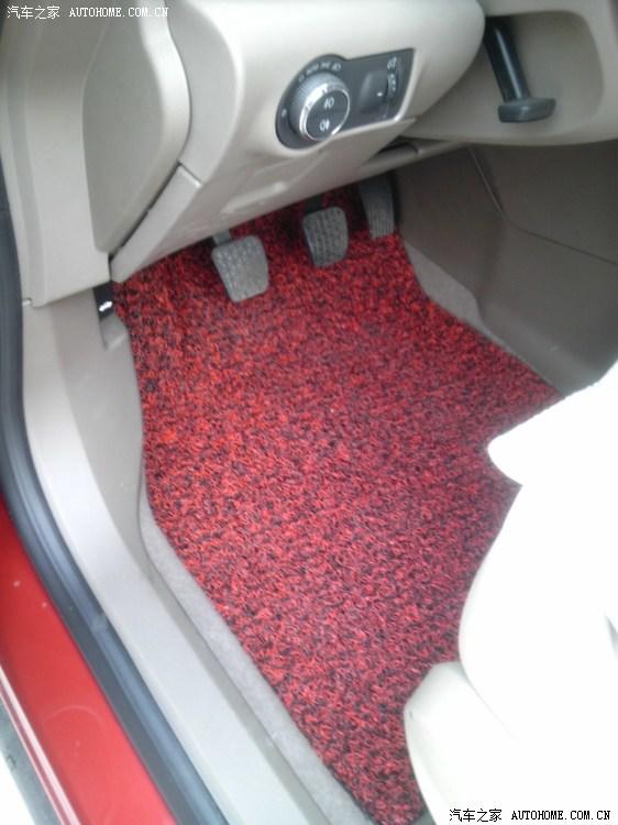 英朗装饰红色方向盘套+座椅套+脚垫