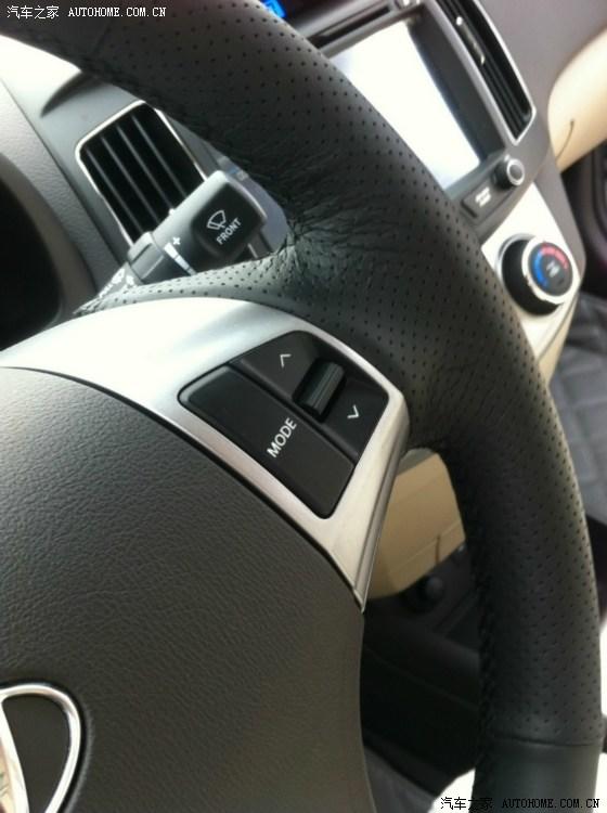 悦动新车提车+简单装饰+改装方向盘多功能控制按键