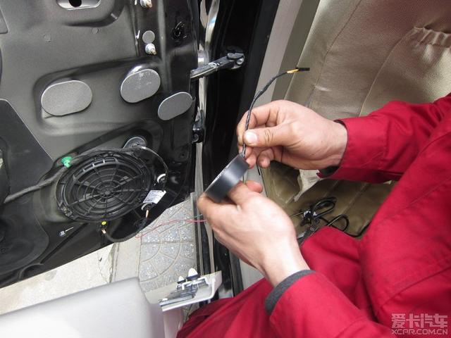 标志508改装安装定速巡航方向盘作业