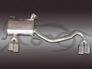 最新款宝马X1改装排气管原装位尾段图（F009品牌排气管）
