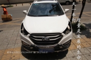 成都ix35改車燈現(xiàn)代改裝海拉5雙光透鏡增亮氙氣大燈總成