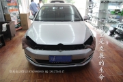 成都高爾夫7改裝海拉5雙光透鏡氙氣大燈車燈增亮飛利浦歐...