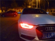 西寧奧迪A4L淚眼大變色+惡魔眼改裝