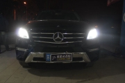 奔馳ML350貝雷帽升級升級LED智能大燈HID大燈總成嘉興專業(yè)改燈