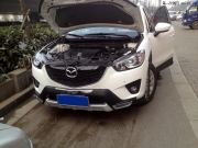 南京馬自達CX-5改裝 原廠Q5透鏡 LED天使眼+LED雙模式淚眼