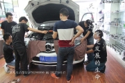 成都GLK200改燈|奔馳改裝智能氙氣大燈總成|改透鏡LED日行燈眉