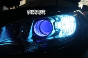 寧波改燈 雙氙車燈 邁銳寶升級海拉5透鏡+藍惡魔眼