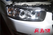 淮安漣水宿遷泗陽雪弗蘭科帕奇燈光升級(jí)改燈改裝天使眼