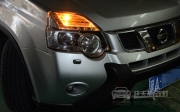 隨州日產(chǎn)奇駿 大燈改裝原廠Q5雙光透鏡、全新飛利浦D1S燈...