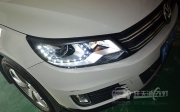 武漢大眾途觀 車燈改裝專用LED淚眼日行燈內(nèi)芯、原廠Q5雙...