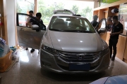 本田奧德賽全車隔音改裝德國HELIX、EIMAN--百樂匯汽車音響