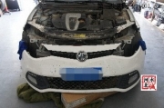 【石家莊永誠汽車】名爵MG6改氙燈，紅色惡魔眼，專業(yè)改...