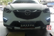 【石家莊永誠汽車】專業(yè)改車燈，馬自達CX5改氙燈，天使...