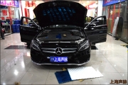 奔馳C200L全車隔音止振板溫莎棉施工
