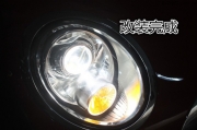 寧波改燈 雙氙車燈 寶馬mini升級(jí)海拉5透鏡