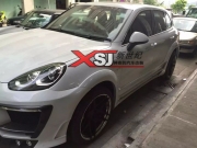 [外觀] 15款保時(shí)捷卡宴改裝LUMMA寬體大包圍 最新卡宴改魯曼前后杠排氣