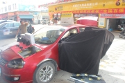 廣西南寧偉強汽車改裝（大眾速騰改裝聲瑯音響+全車獅龍...