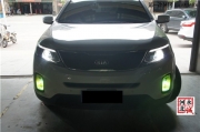 【石家莊永誠改燈】起亞索蘭托改車燈，霧燈，專業(yè)正規(guī)...