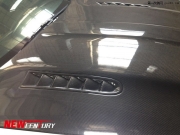 帕拉梅拉改裝mansory碳纖維機(jī)蓋裝車效果