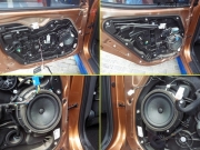 邵陽靚音坊汽車音響 現(xiàn)代朗動音響升級德國HELIX B62C發(fā)燒喇叭