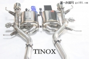 凯迪拉克ATS改装TINOX排气管中尾段双扁鼓阀门排气管