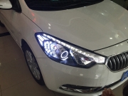 [燈光燈飾] 上海起亞K3 大燈升級(jí)小糸Q5透鏡 全新飛利浦氙氣燈 華科安定器 韓版天使眼套件