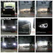 衡水怡和改燈，寶馬116低配鹵素大燈升級天使眼大燈
