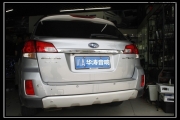 極致享受 斯巴魯傲虎音響升級曼斯特+全車大能隔音 成都.....