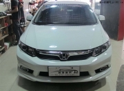 最舒適的civic，佛山本田思域全車(chē)隔音—順德道聲汽車(chē)音響...