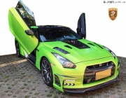日產(chǎn)GTR改裝WALD大包圍套件前杠側(cè)裙后輪眉后唇碳纖尾翼