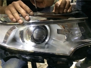 西寧福特銳界車燈升級改裝海拉透鏡@港龍車燈改裝