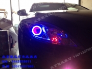 [燈光燈飾] 馬自達(dá)睿翼車(chē)燈改裝 奧迪Q5小糸透鏡 北京馳遠(yuǎn)改燈訂制