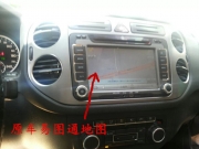 汽車隔音 大眾途觀原車導(dǎo)航升級(jí)