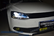 [燈光燈飾] 新款速騰車燈改裝 奧迪Q5小糸透鏡